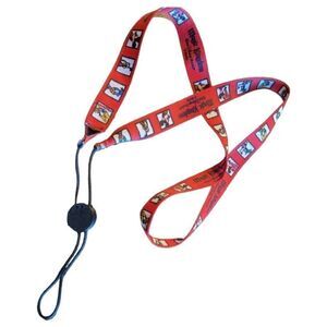 VTG 1997 Walt Disney World Magic Kingdom Red Mickey Drink Lanyard New Orleans